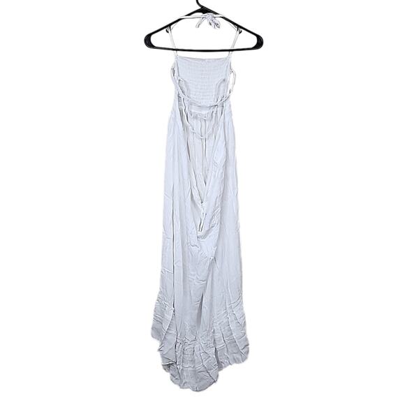 White Strappy Summer Boho Dress - Picture 2 of 3